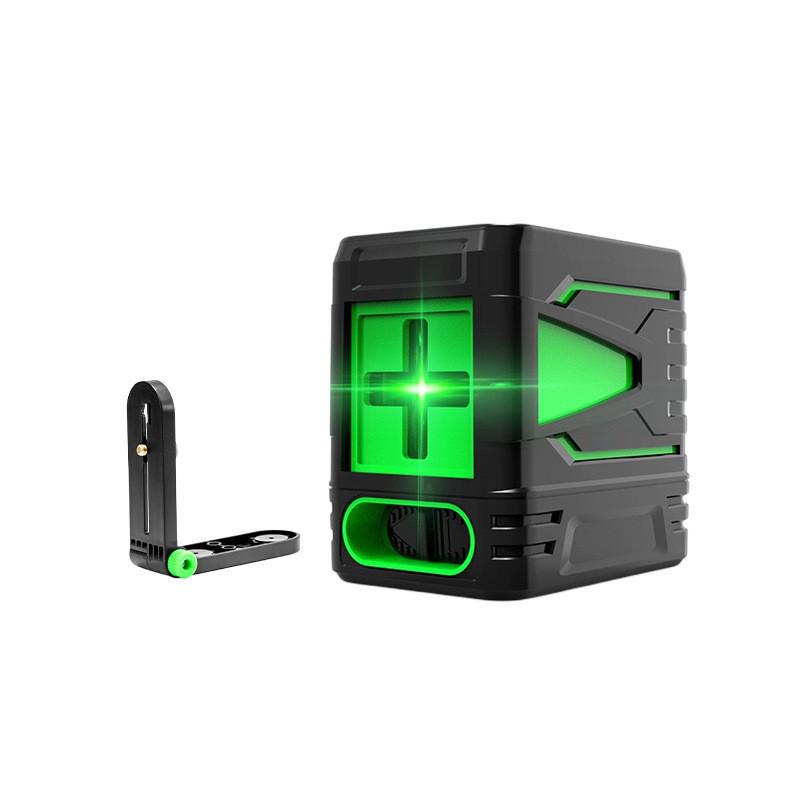 Green Light 2-Line Laser Level with Auto Line Drawing