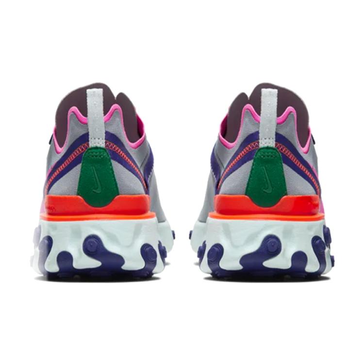 New Nike React Element 55 Wolf Grey Multi Color Women's BQ2728-006