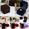 Velvet Jewelry Necklace Ring Earring Display Storage Organizer Box Case Gift Box