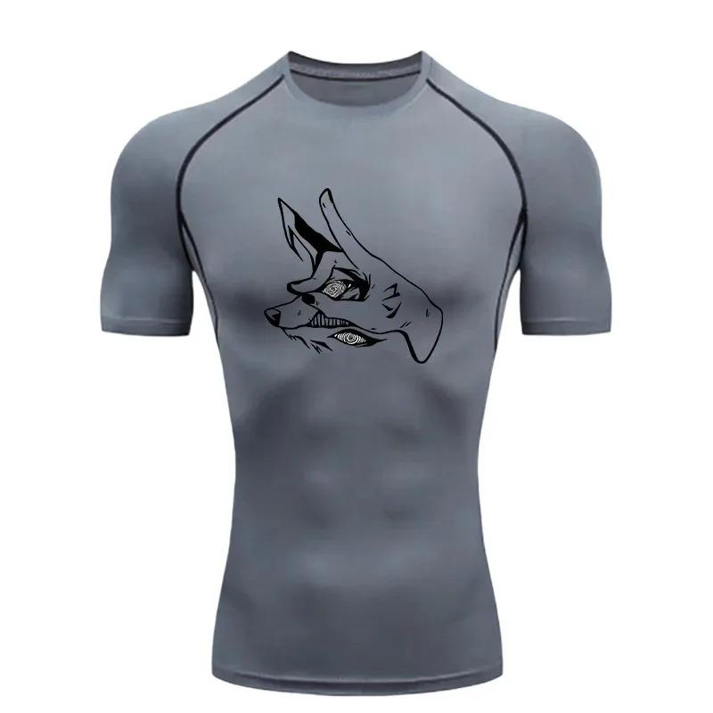 Sports T-Shirt Training Fitness for Men's Compression Short Sleeve for Men Athletic Tees Workout Comfortable Sweat Absorbing Tight Fit