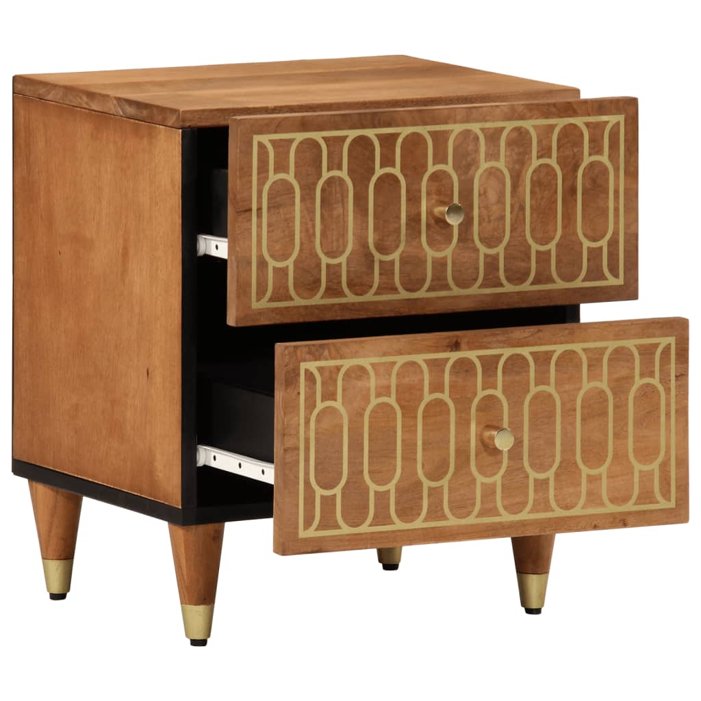 Nightstand 40 x 33 x 46 cm Solid Mango Wood