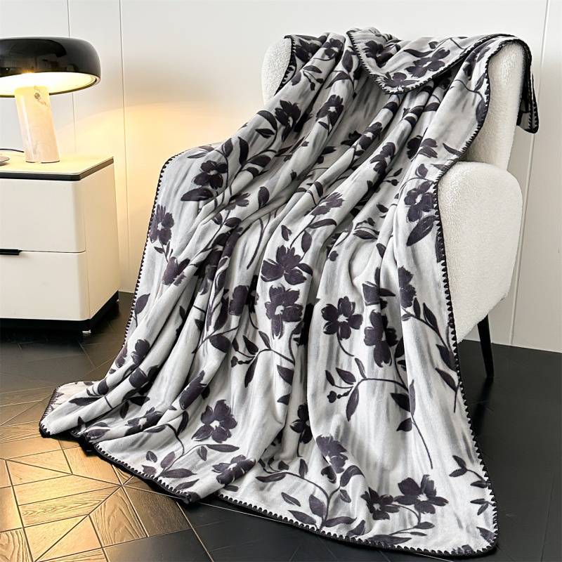 Digital printing blanket blanket can be used on both sides, soft and comfortable, anti-static and no hair loss