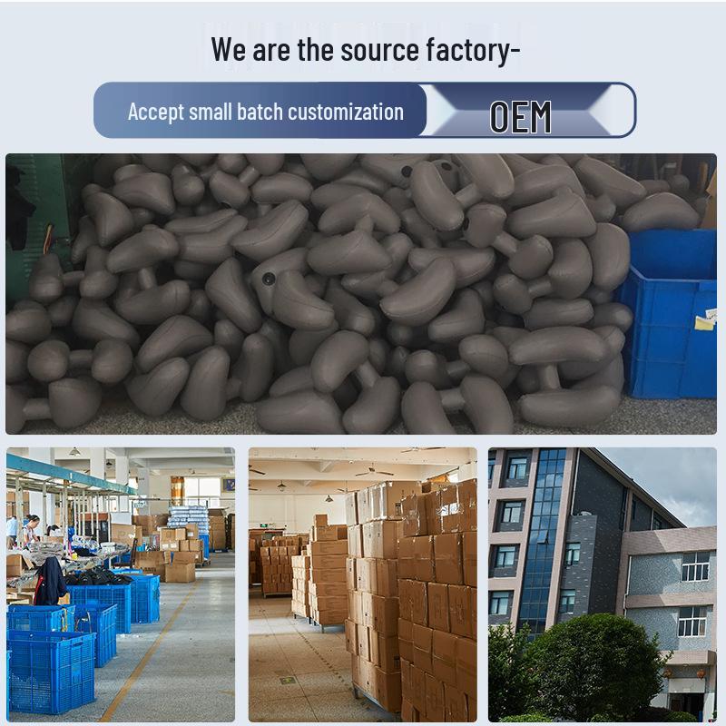 Custom Inflatable Hooded U-shaped Neck Pillow for Travel and Napping.