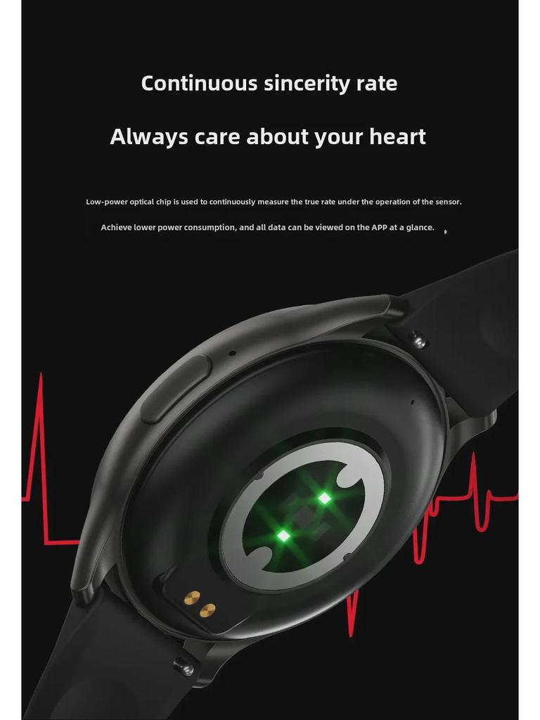 Temu Smartwatch ZW60: Herzfrequenz, Gesundheitsmonitor, Bluetooth-Anruf, runder Bildschirm, Fitnessarmband für Damen