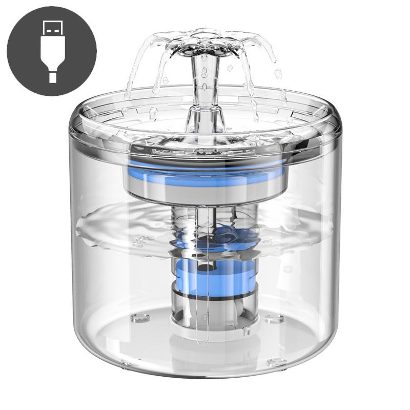 2L Fountain For Cats Wireless Motion Sensor Automatic Cat Drinker Filtered Dog Water Dispenser Intelligent Pet Drinking Feeder