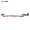For Kia Mohave Borrego -2024 2025 Exterior Rear Trunk Door Sill Plate Tail Bumper Protector Scuff Guard Sticker Accessories