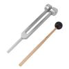Tuning Fork Set Professional Healing Instrument 128 Aluminum Alloy Sensory Tuning Fork with Hammer