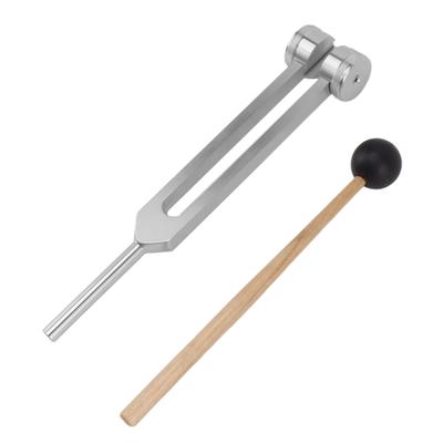 Stimmgabel-Set Professionelles Heilinstrument 128 Aluminiumlegierung Sensorische Stimmgabel mit Hammer