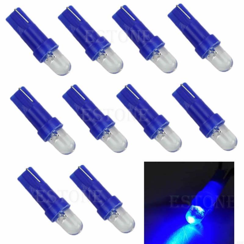 2025 New New 10Pcs 12V LED Blue Car Dashboard Gauge Light Lamp Bulb