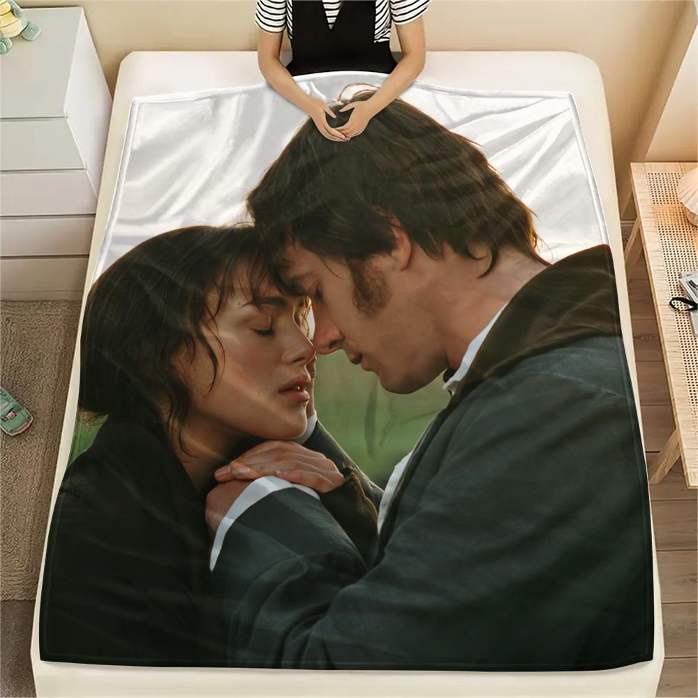Pride and Prejudice2005 pattern Flannel Blanket, High quality Comfortable for All Seasons, Home Decor, Warmth and Comfort, Perfect for Gifts.