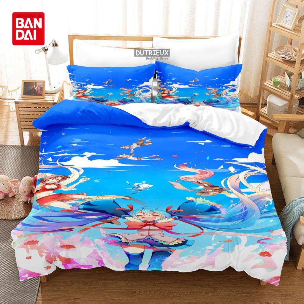

Bandai Hatsune Miku Weak Voice Duvet Cover Sets Bedding Set Quilt Home Decor Twin Single Queen King Anime Gift 135x200cm