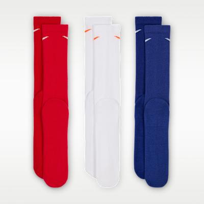 Unisex Nike EVERYDAY PLUS CUSHIONED CREW Knee High Socks Unisex 3 Pack