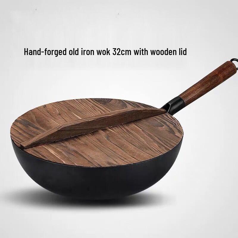 Forged Iron Stir-Fry Wok