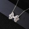 Elegant Butterfly Diamond Necklace - High-End Versatile Jewelry