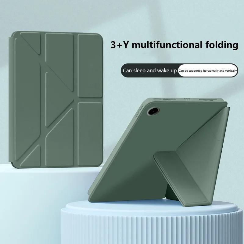 Y-vouw Lederen Hoes voor Nieuwe Samsung Galaxy Tab S11 S10 Lite FE 10.9 A11 8.7  Plus 11 A9 Plus A8 A7 Lite Standaard Tablet Case Tab S11 11-in (New)