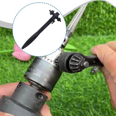 Ratchet Drill Chuck Key Wrench 2 In 1 Premium Tightening Loosening Professional Portable Practical