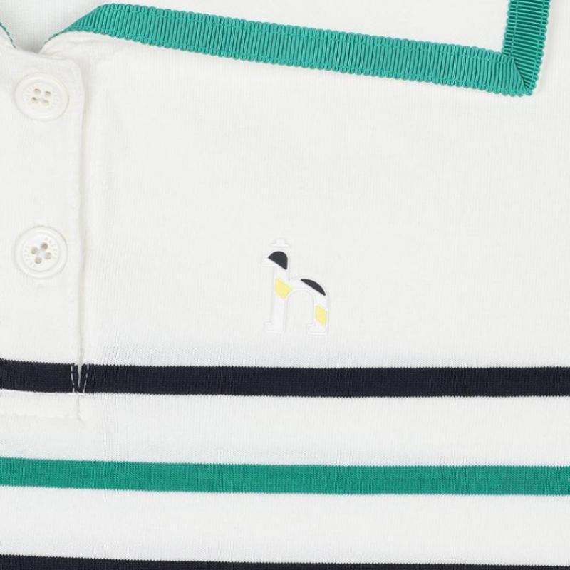 Hazzys Kids Club de Tenis Hanorac cu Guler Mânecă Scurtă Htm23tp64m Iv