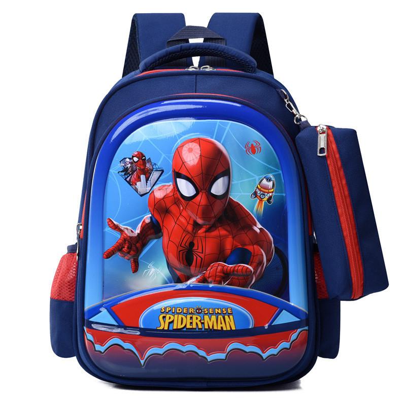 Trendy Kids Backpack Spiderman Kuromi Preschool Bag Cute Nylon Cartoon Design
