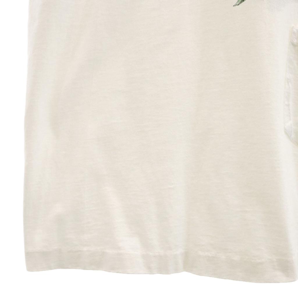 PRINTS OF TAILS 90s Made In USA Old Sunflower Short Sleeve One Piece Women Used