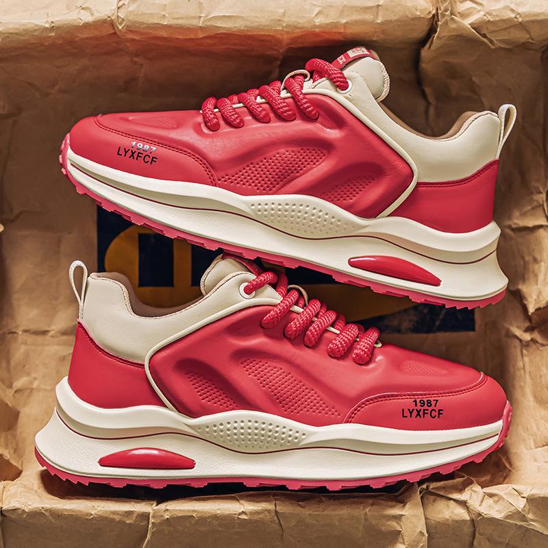 Men s Shoes 2026 Spring New Arrival Low Cut Soft Soled Breathable Walking Shoes Men s Trendy Casual Sports Shoes Male Trainers 39