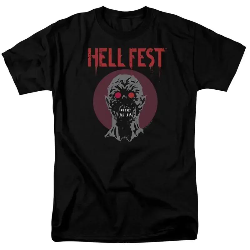 Hell Fest T-Shirt Zombie Logo Schwarz