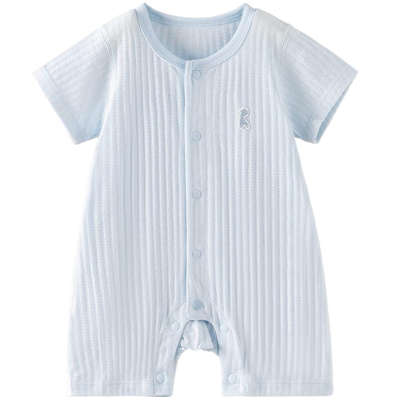 TONGTAI Infant Summer Cotton Short-Sleeve Romper