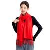 Customized Red Scarf with Logo and Embroidery for Events and Reunions