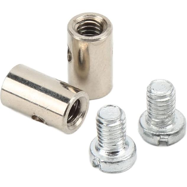 Motorcycle Throttle Screw Cable Ends, 6mm/0.2in Brake Lever Repair Cable Nipples, Universal Adjustable Throttle Cable End, Solderless
