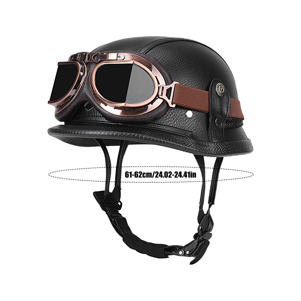 German Helmet Motorcycle Half Face Motorbike Helmets Motorcycle Safety Accessories Half Face Motorbike Head Protective Gear For