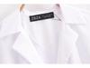 Spring 2025 Women's European & American Style Slim V-Neck Casual Shirt