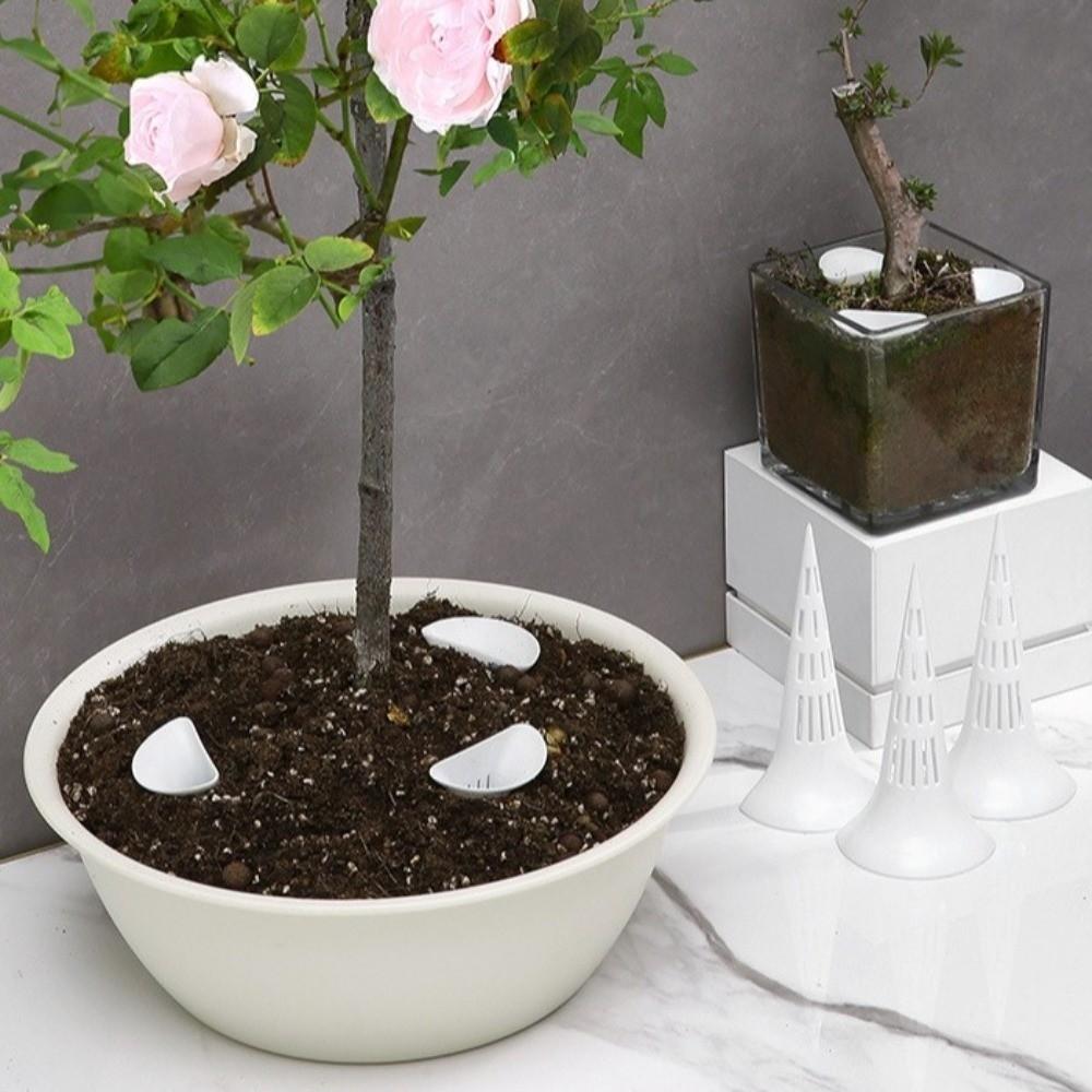 10PCS Breathable Conical Watering Device Prevent Root Rot Prevent Soil Loss Soil Aeration Device Root Aeration Plastic