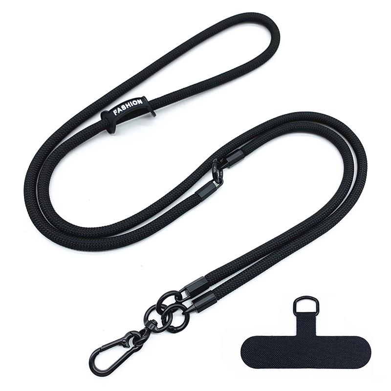 

150CM Adjustable Mobile Phone Strap Outdoor Anti-lost Crossbody Cord Lanyard Neck Rope Patch Cellphone Hanging Travel Strap