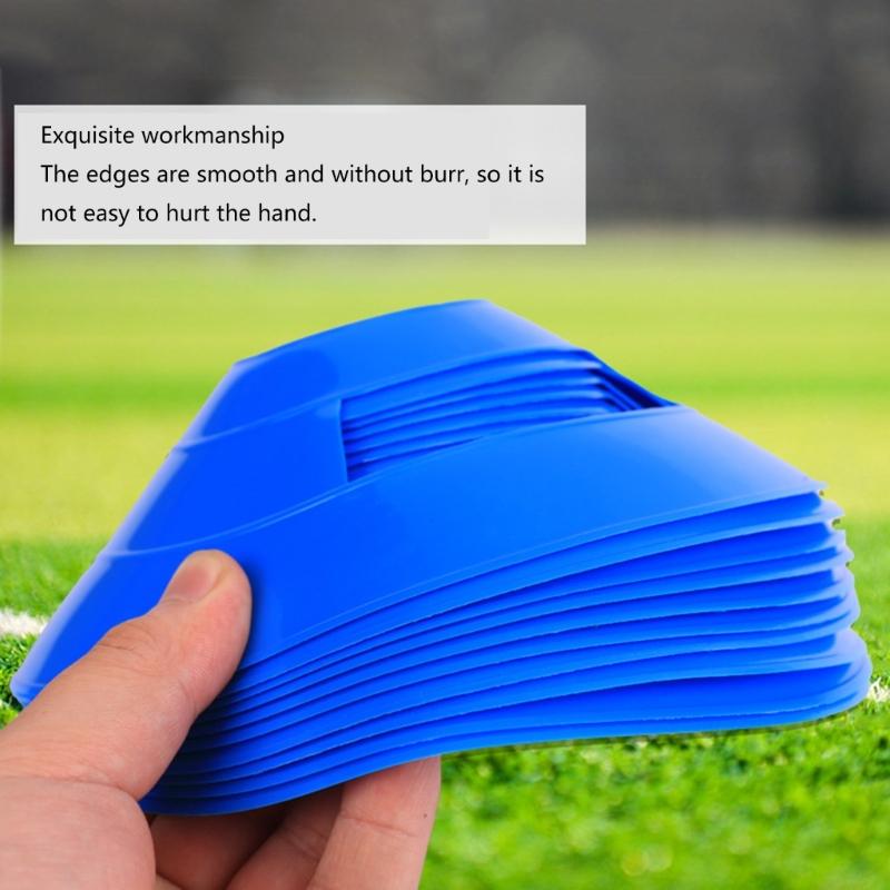 Soccer Disc Cones, Football Cones Sport Agility Safety Football Training Cones Perfect for Kids Field Space Marker Game