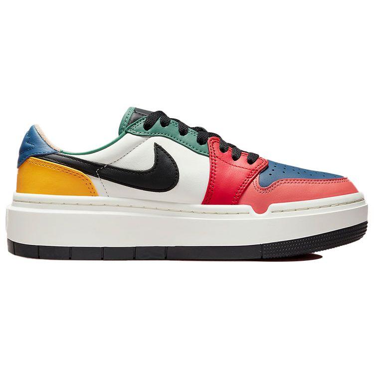 Air Jordan 1 Elevate Low Vícebarevné Dámské Tenisky Sail Fire-Red Taxi DX3951-100