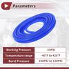 1 Pcs for Air and Water Silicone Vacuum Tubing Hose High Temperature Automotive Vacuum Line 16.4Ft 3/16" 4mm ID 2.5mm Thickness Blue 130PSI Max