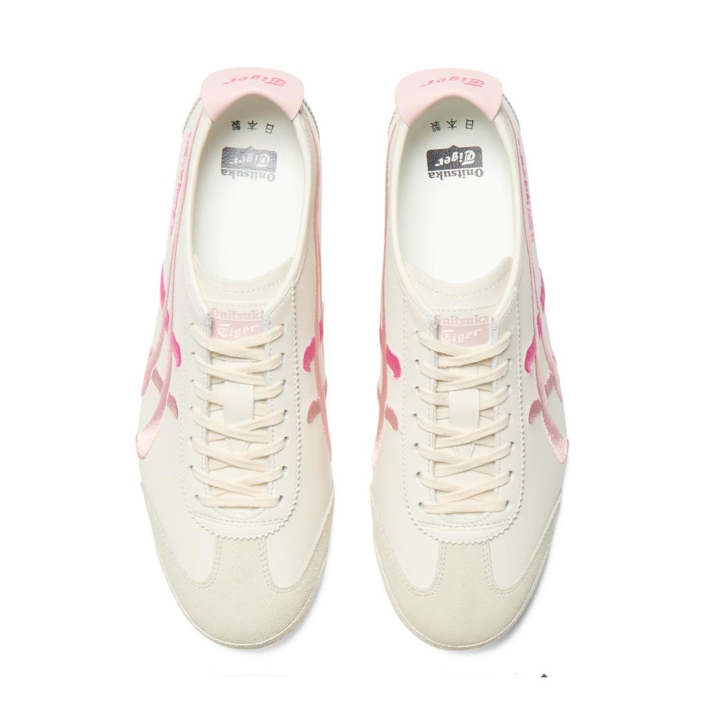 ONITSUKA TIGER Mexico 66 Nm Sneakers Lifestyle Basse Comode Unisex Bianco Sporco Rosa 1183C320-103