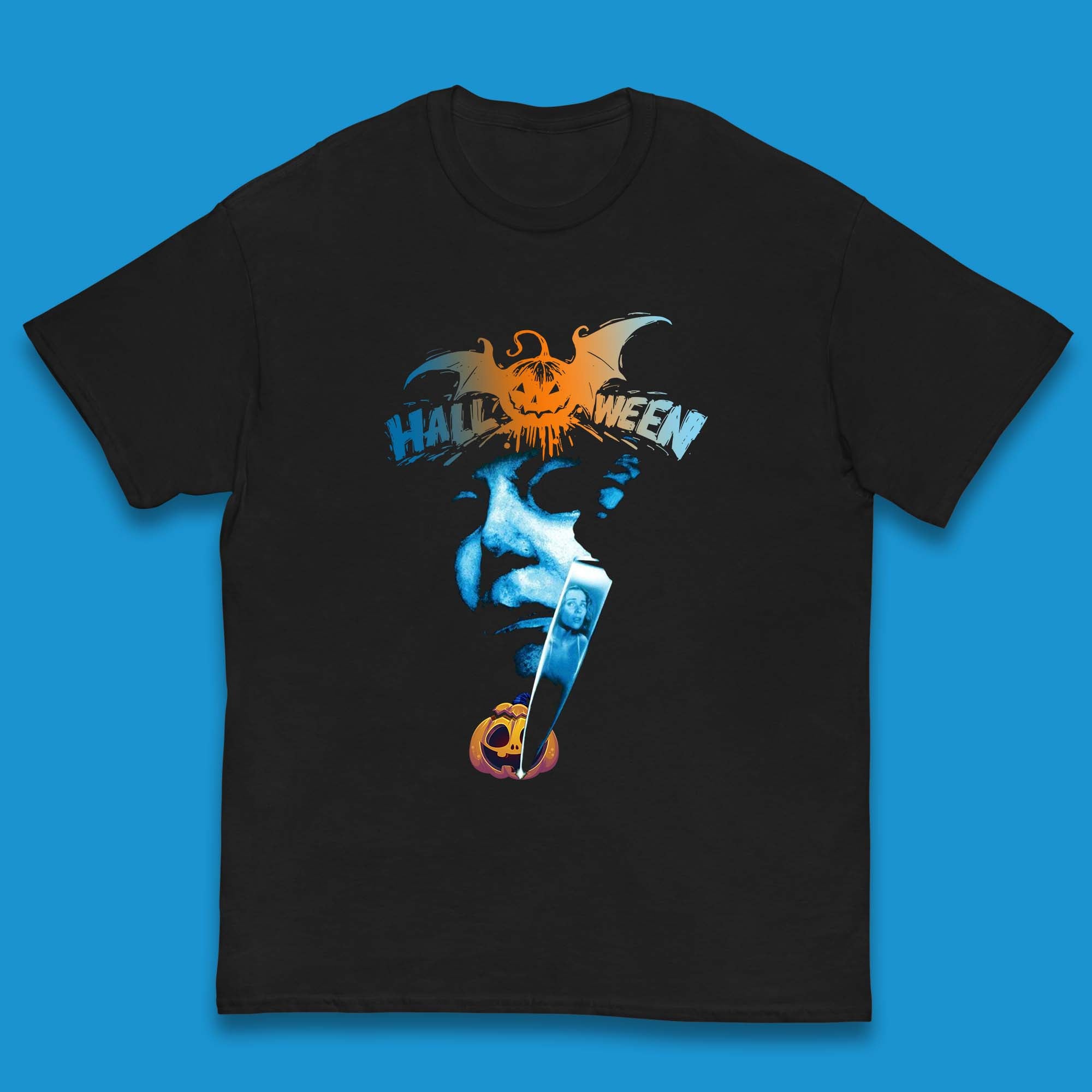 Michael Myers Halloween Laurie Halloween Take A Knife Horror Movie Character Kids T Shirt 140