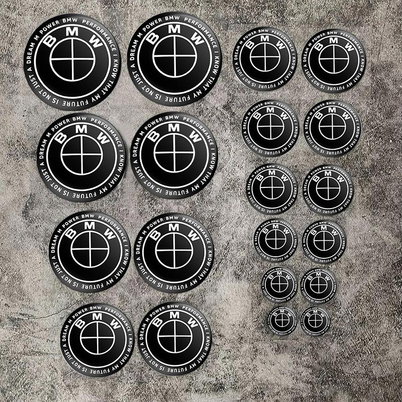2026 Hot 2Pcs Customized Car logo Decal Sticker for BMW E93 F10 F20 F30 F40 F15 F25 F26 F31 F49 F86 M3 M5 X3 G20 G30 Styling Accessories CVB3