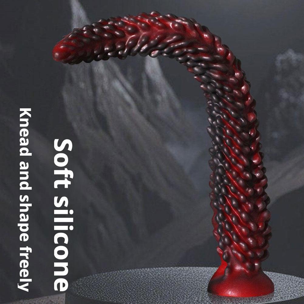 New Alien Tentacle Anal Plug Long Thick Dildo Spiral Silicone Large Butt Plug Suction Cup Anal Toy Dilator Adult Toy Men Women