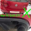 5K6807441F Tappo Copri Gancio di Traino Paraurti Posteriore Per VW Golf R20 MK6 6 2009 2010 2011 2012 2013