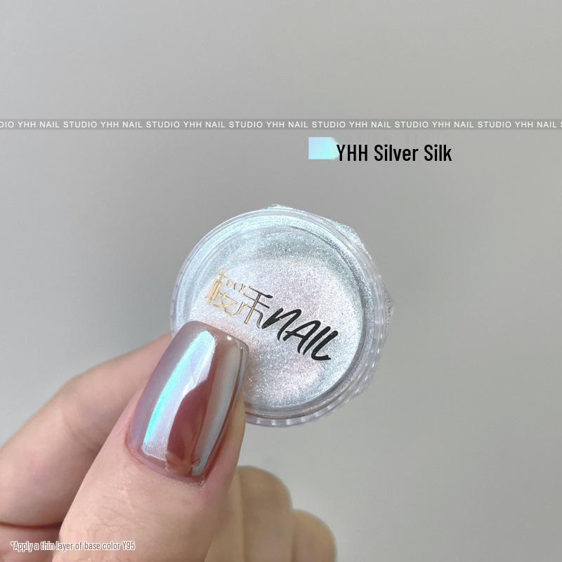 Новая Магическая пудра-зеркало Сакура - Лунный Розовый Шелковый Снег Серебряный Брокен