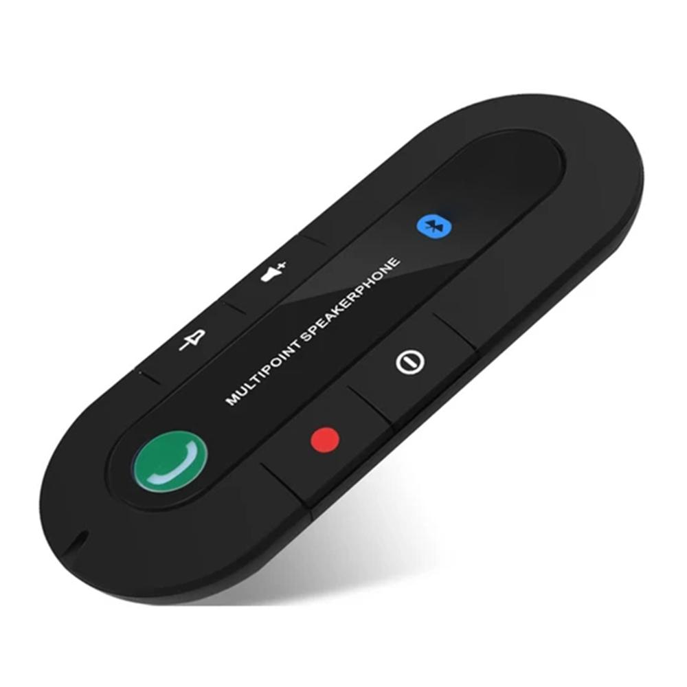 Speakerphone 4.1+EDR Wireless Bluetooth-compatible Handsfree Car Kit MP3 Music Player USB Power Audio Receiver Sun Visor Clip