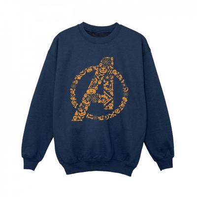 Boys Avengers Halloween Logo Sweatshirt