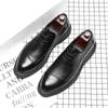 Youth British Korean version pointed leather shoes men's business dress trend breathable suit men's wedding shoes M22-G