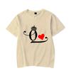 Fashion Letter Print Couple T Shirt For Lovers New Korean Shirt Chic King Queen Heart Graphic T Shirts For Couples