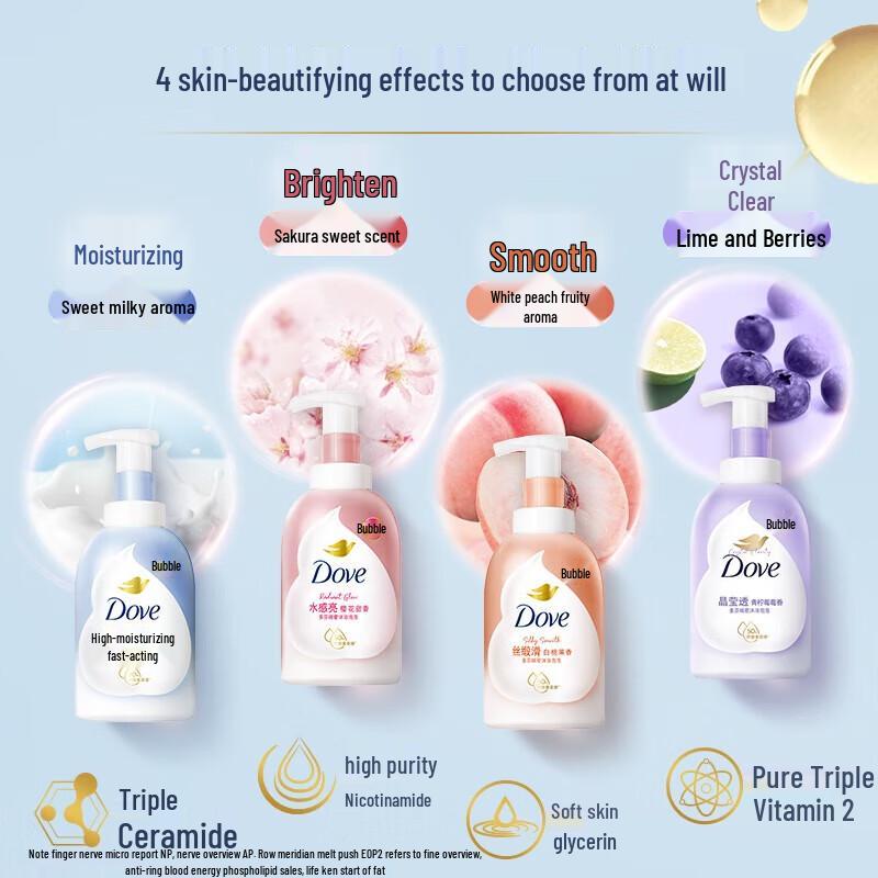 Dove Dense Foam Body Wash, Nourishing & Hydrating