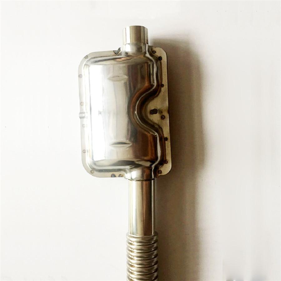 60cm Exhaust Pipe O.D 2.5cm Gas Vent + Silencer for Air Diesel Parking Heater Not Websta For Car Truck Bus Boat Auto Accessory