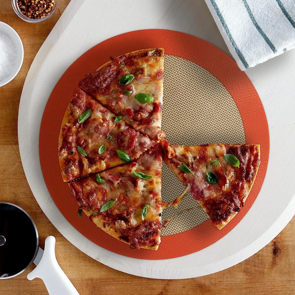 Non Stick Round Silicone Baking Mat Heat Resistant Pastry Cake Pan Liner Baking Sheets Pads Macaron Bread for Oven Air Fryer