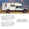 Rounded Baggage Door Clip White Door Clip Bracket Compartment Lock  Motorhome