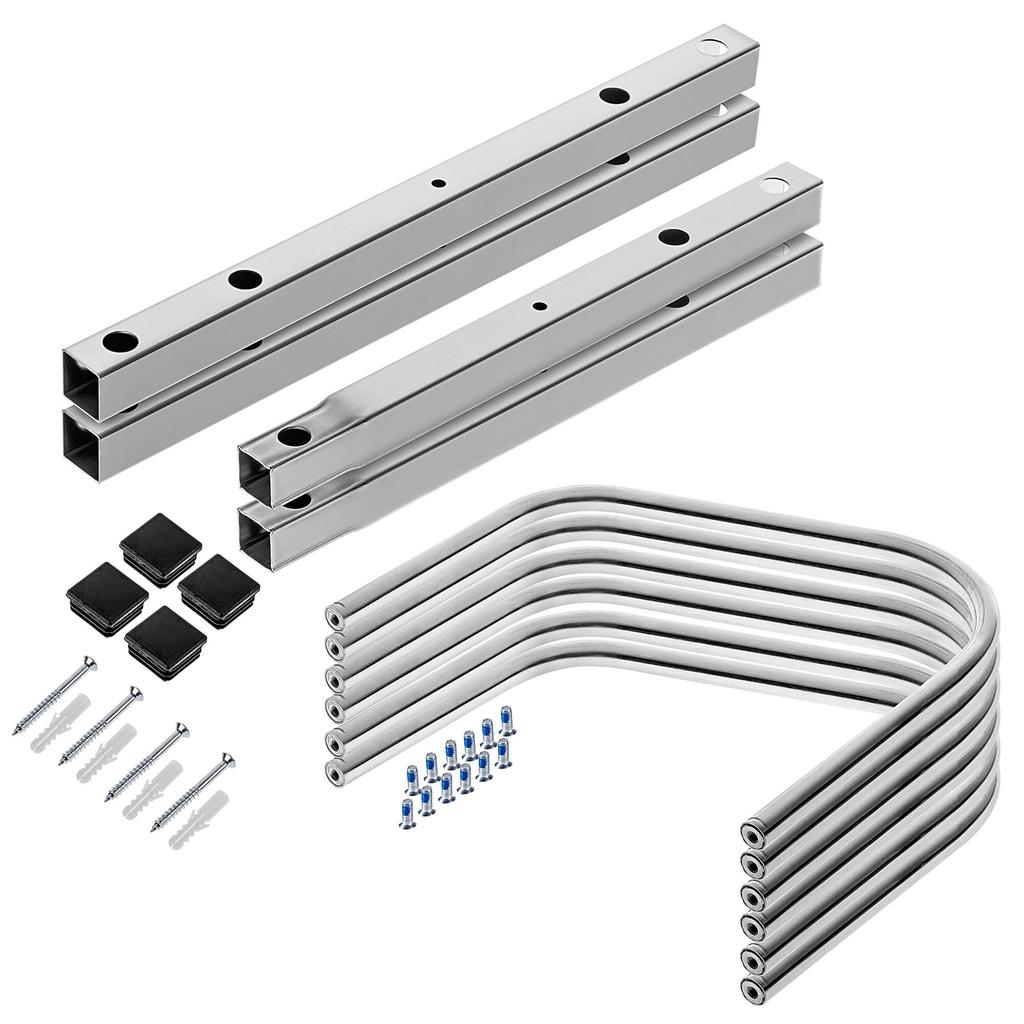 KADAX Steel Silver Bicycle Stand
